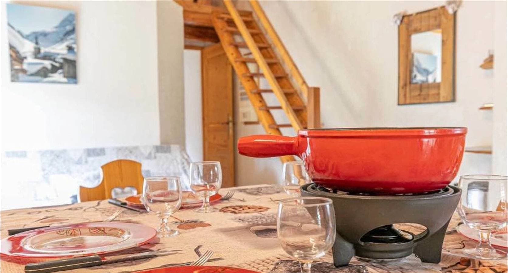 Foto 8 von 21: Chalet „Vernès Le Chamois“ mit Bergblick, Gemeinschaftsgarten und WLAN