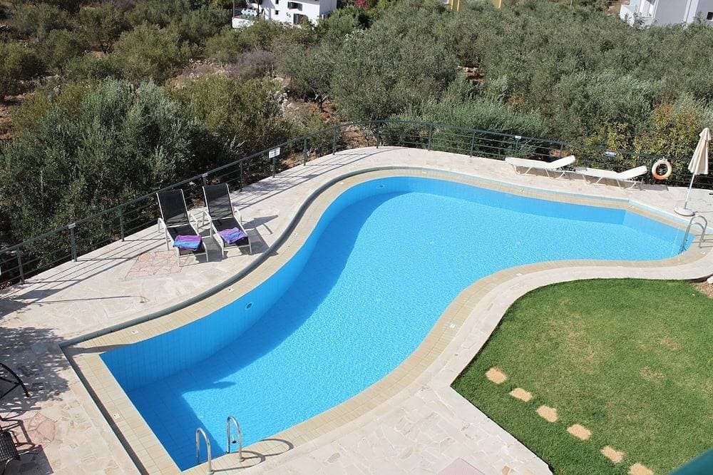 Kokkino Chorio Superb Freistehende Villa mit großem Gemeinschaftspool, atemberaubendem Meerblick und... 1
