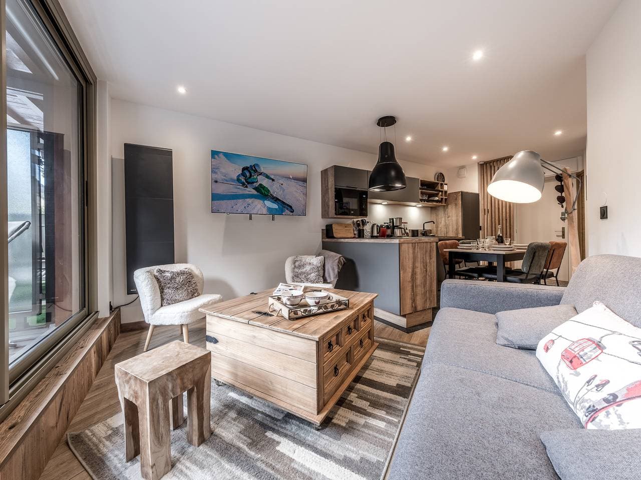Foto 3 von 16: Moderne Wohnung in Courchevel 1850