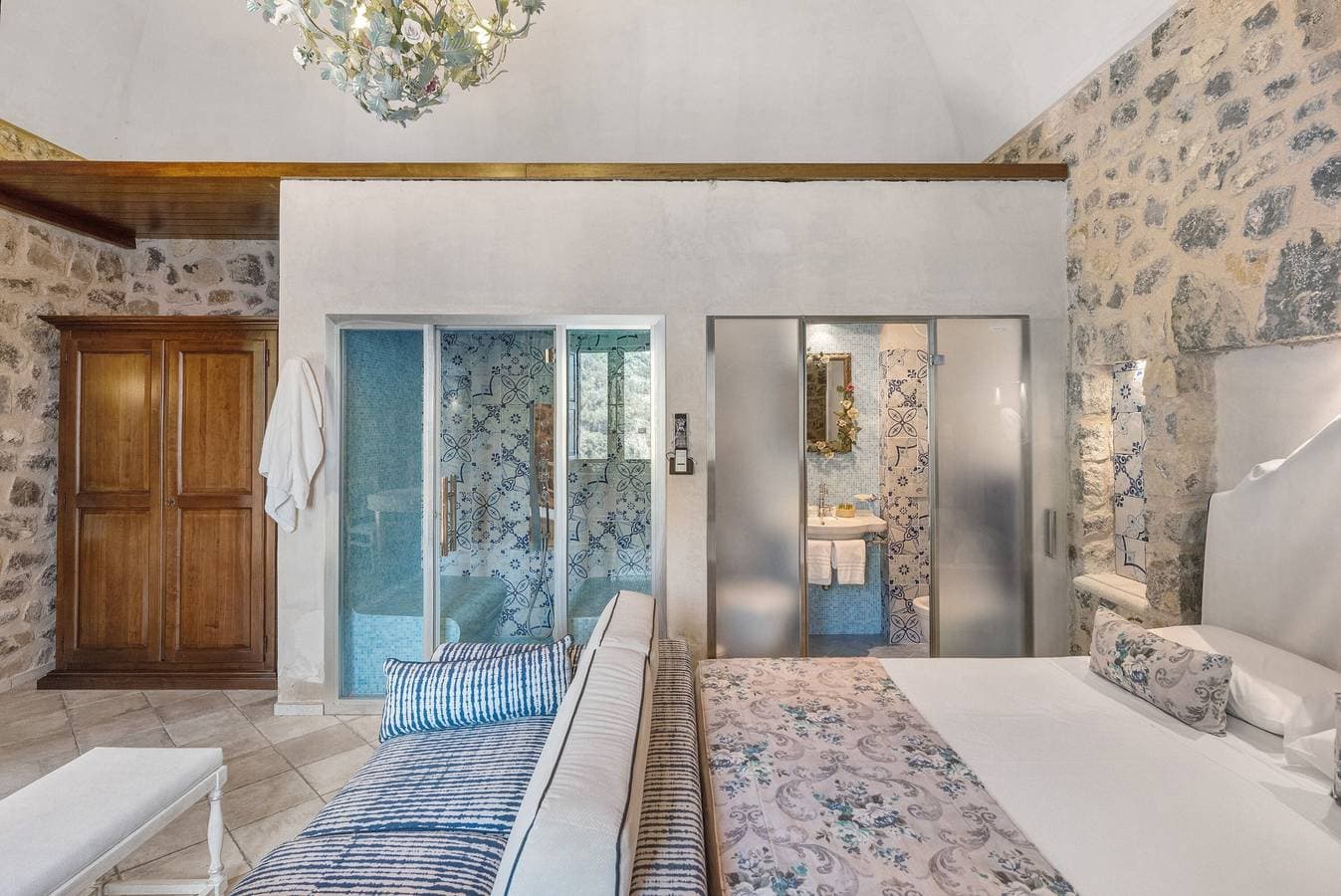 Foto 6 von 24: Ferienhaus 'Romantico Casale Di Lusso Con Spa' mit Meerblick, Wi-Fi und Klimaanlage
