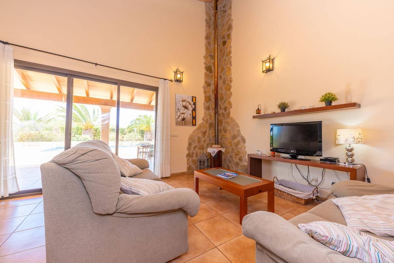 Foto 8 von 28: Els Garrovers - Villa mit privatem Pool und kostenlosem Wifi in Ses Salines