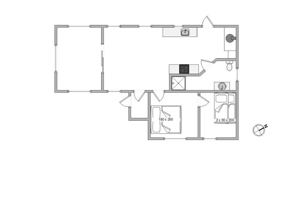 Foto 7 von 27: Schönes 4 Personen Ferienhaus, 50 m von der Nordsee entfernt