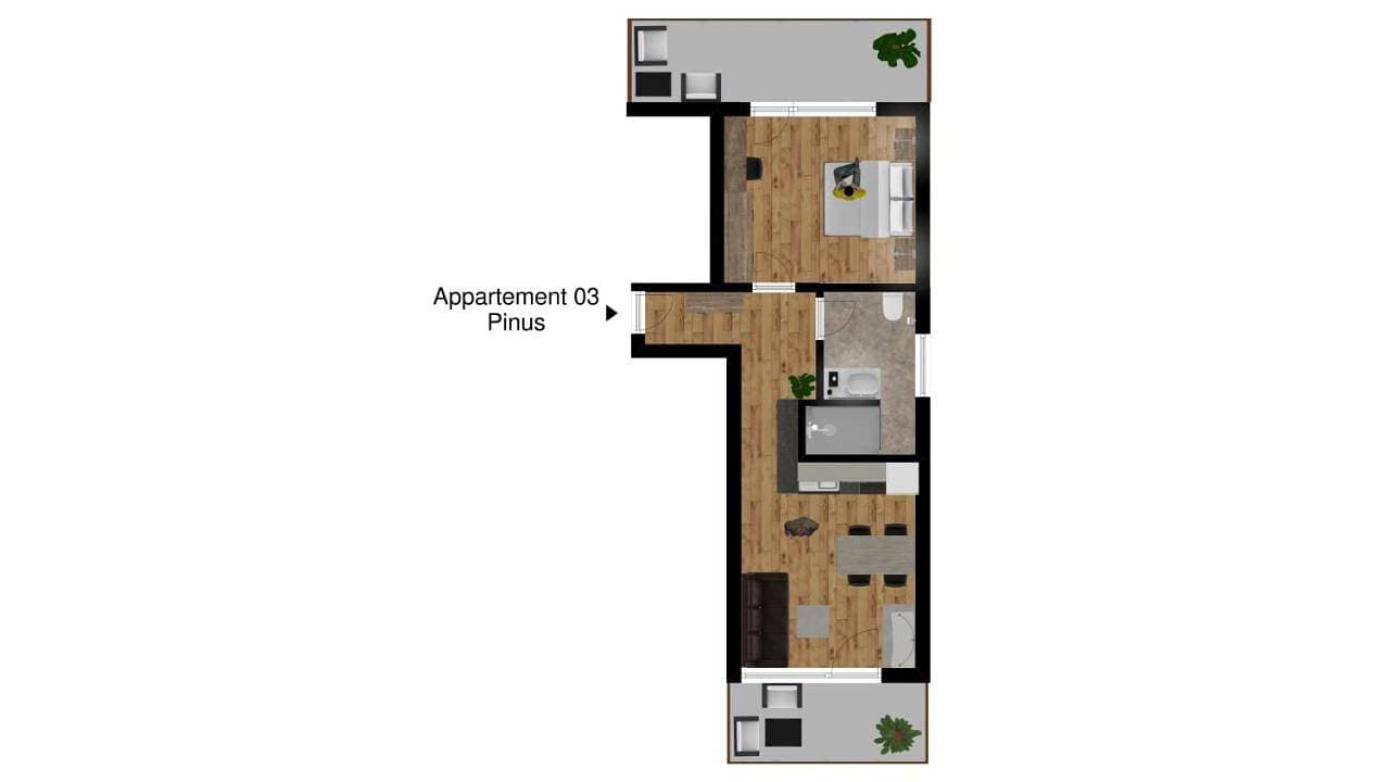 Foto 12 von 12: One-Bedroom Apartment with Pool View