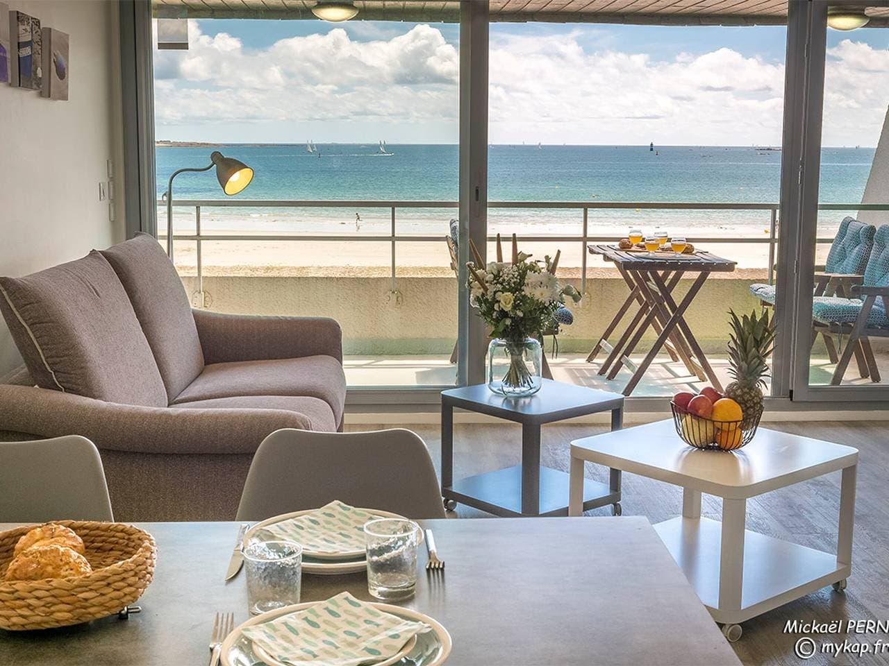 Foto 4 von 24: Geräumiges Studio mit Terrasse, Meer und Geschäfte 700m, privater Parkplatz, WLAN inklusive