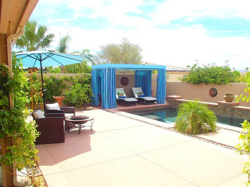Foto 8 von 26: Privater Pool Casita - Super privat, Blick auf die Berge!