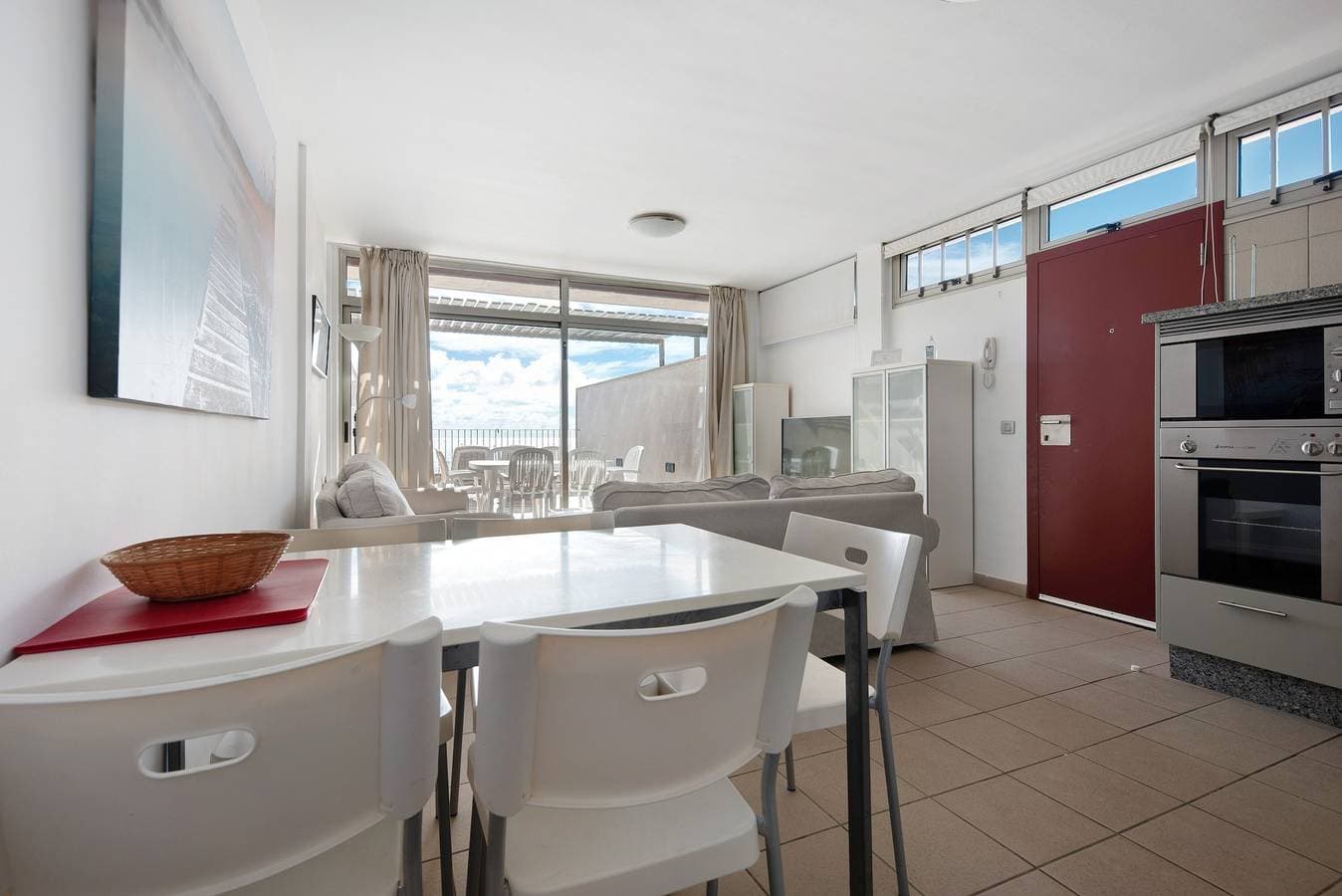 Foto 8 von 29: Ferienwohnung „Casa Médano 17“ mit Meer- und Bergblick sowie WLAN