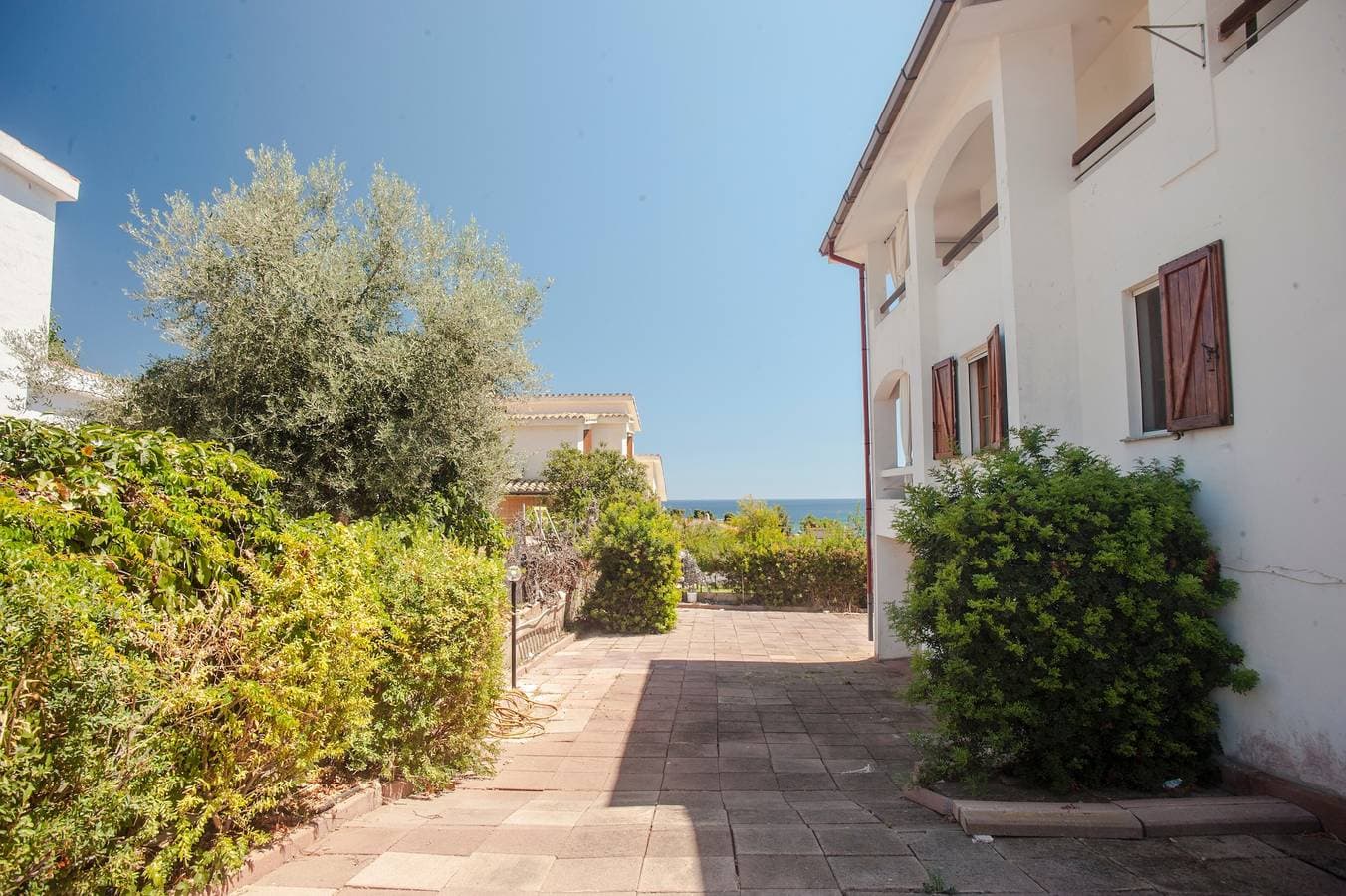 Foto 5 von 27: Ferienwohnung "Vista Mare" in der Nähe dem Strand mit Meerblick, Balkon & Garten