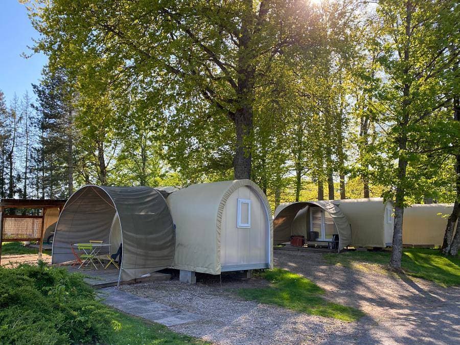Foto 4 von 35: Domaine du Château-Epinal - Unterkunft 2 personen - Mini coco Zelt G