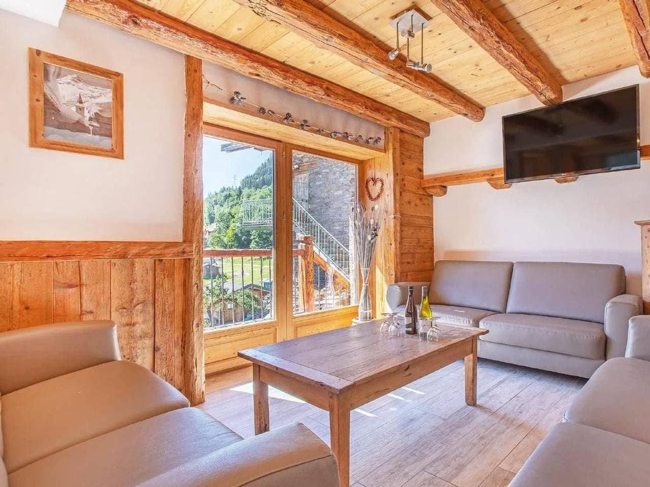 Foto 6 von 24: Luxus-Apartment mit Bergblick, Balkon & Sauna nahe Skigebiet