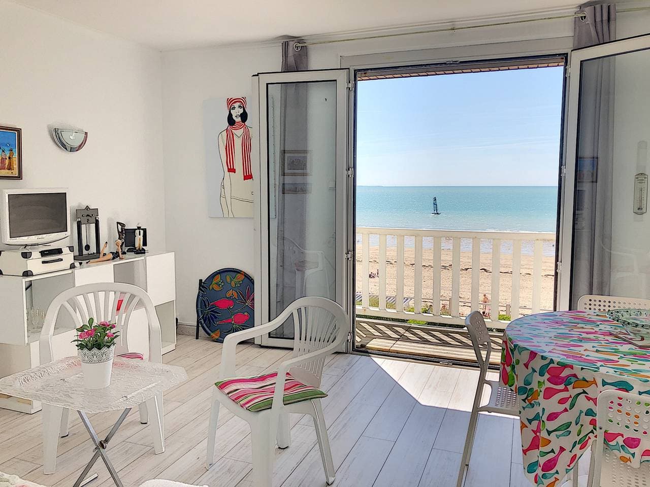 Foto 6 von 19: Wohnung mit Balkon, Garten und direktem Strandzugang
