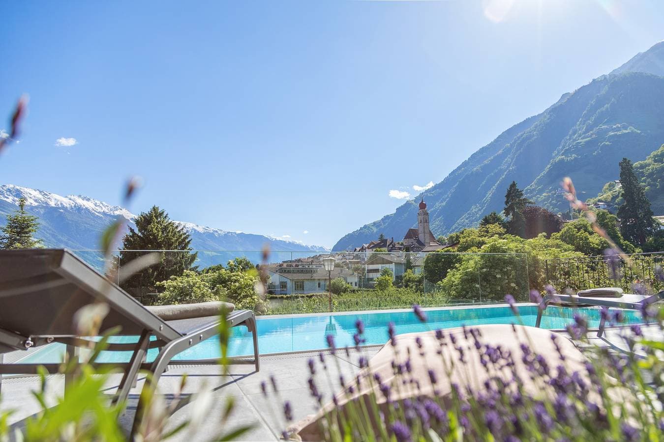 Foto 13 von 20: Ferienwohnung 'Köfele Lodge Rosa' mit Bergblick, Gemeinschaftspool und WLAN