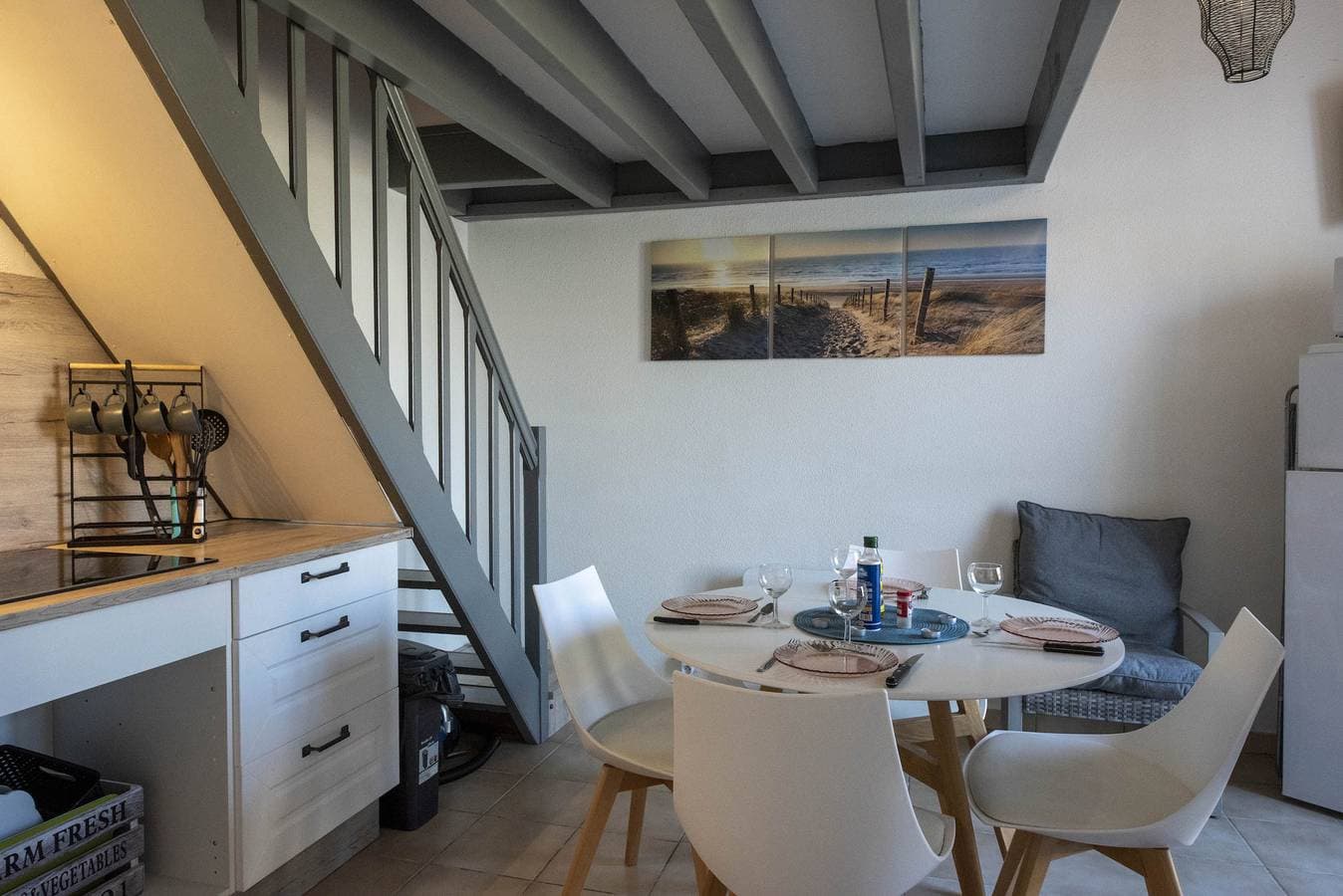 Foto 7 von 18: Haus für 4 pers - Terrasse - 300m zum Strand