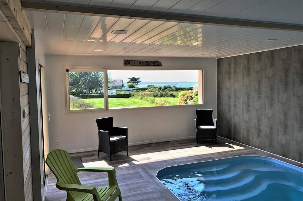 Traumhafter Meerblick Privater Hallenbad 29°  Fussstrand 300 m 1