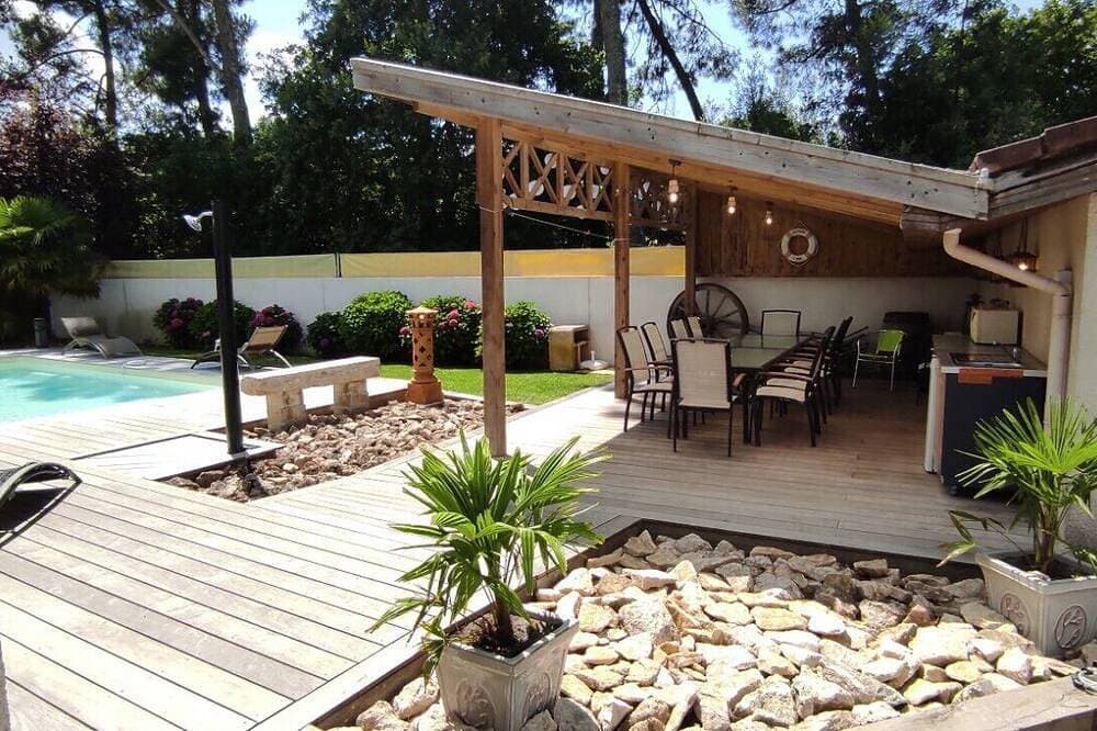 Haus 5 Ch 12 Pers. Klassifiziert 3 Sterne mit beheiztem Pool am Arcachon Basin 1