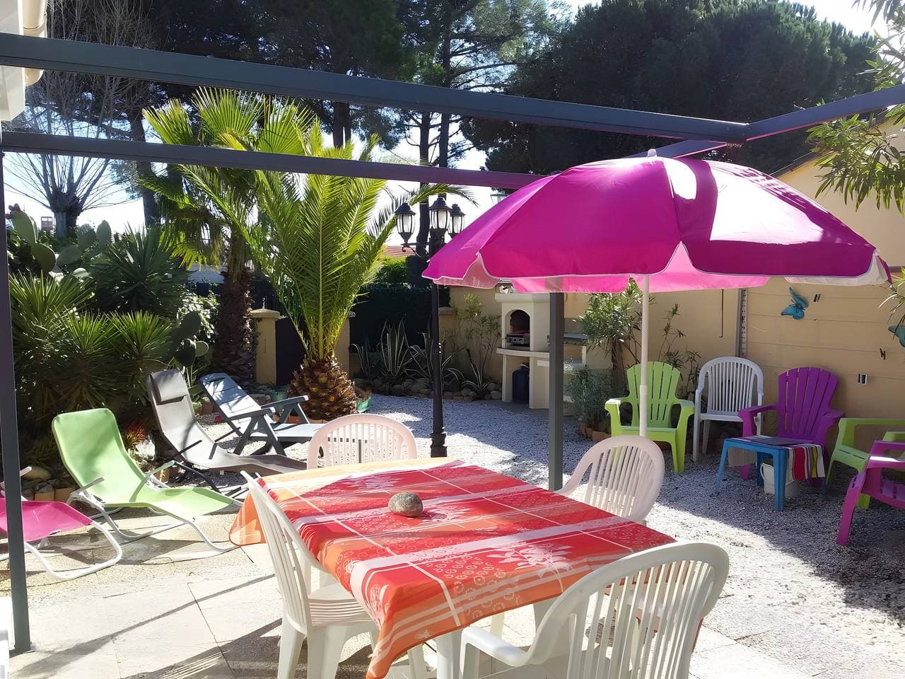Courses et plage à pied 1