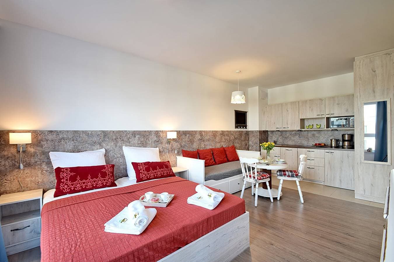 Foto 6 von 20: Cozy Studio with Balcony | Parking | 500 m to the Beach