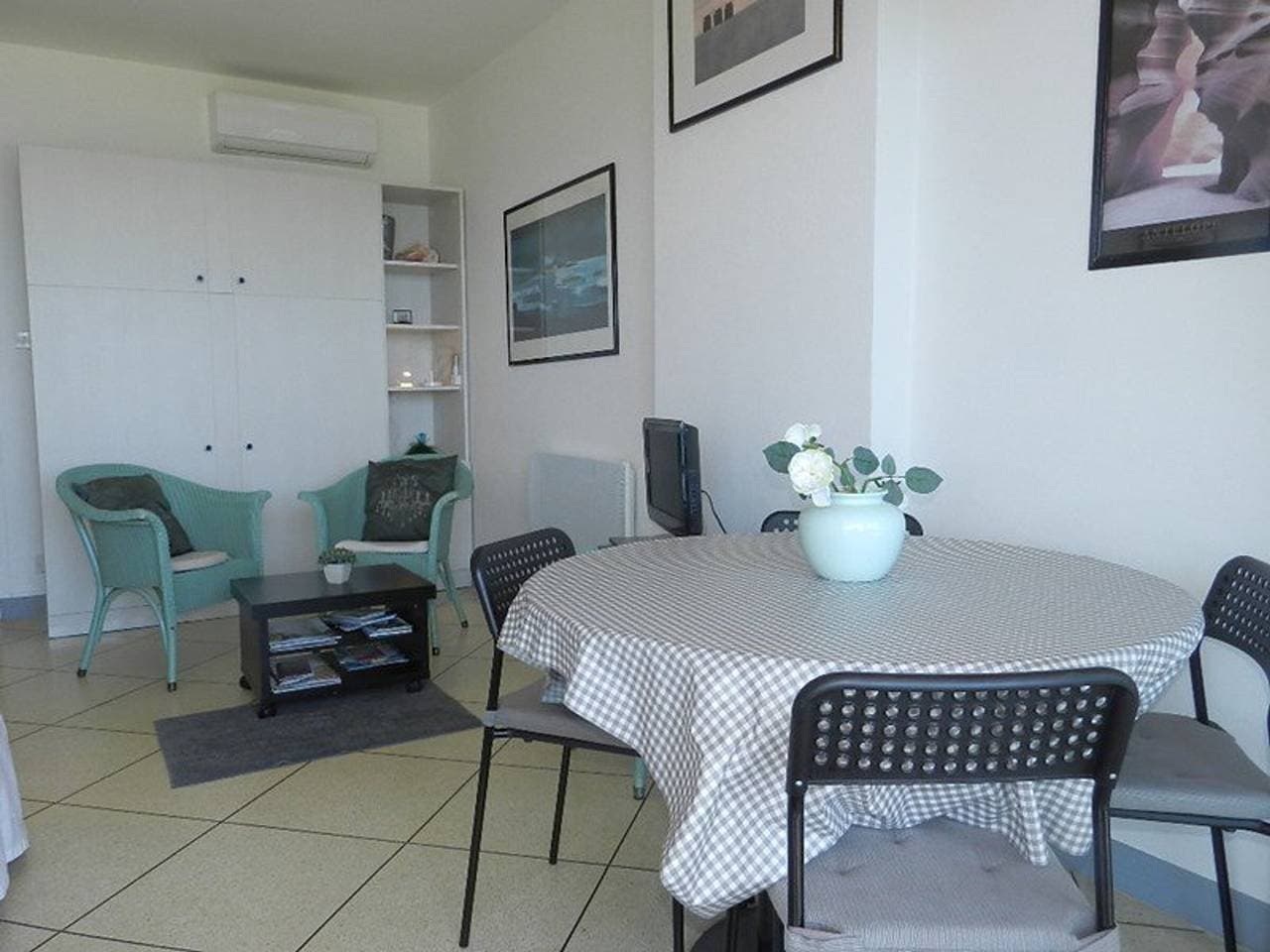 Foto 5 von 12: Studio für 3 mit Klimaanlage und Parkplatz am Strand von Lavandou