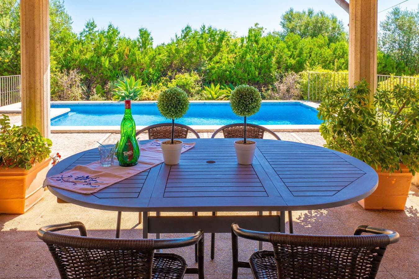 Foto 10 von 23: Can Gallu - Adults Only - Ferienhaus mit privaten Pool in Moscari (Selva). WiFi gratis