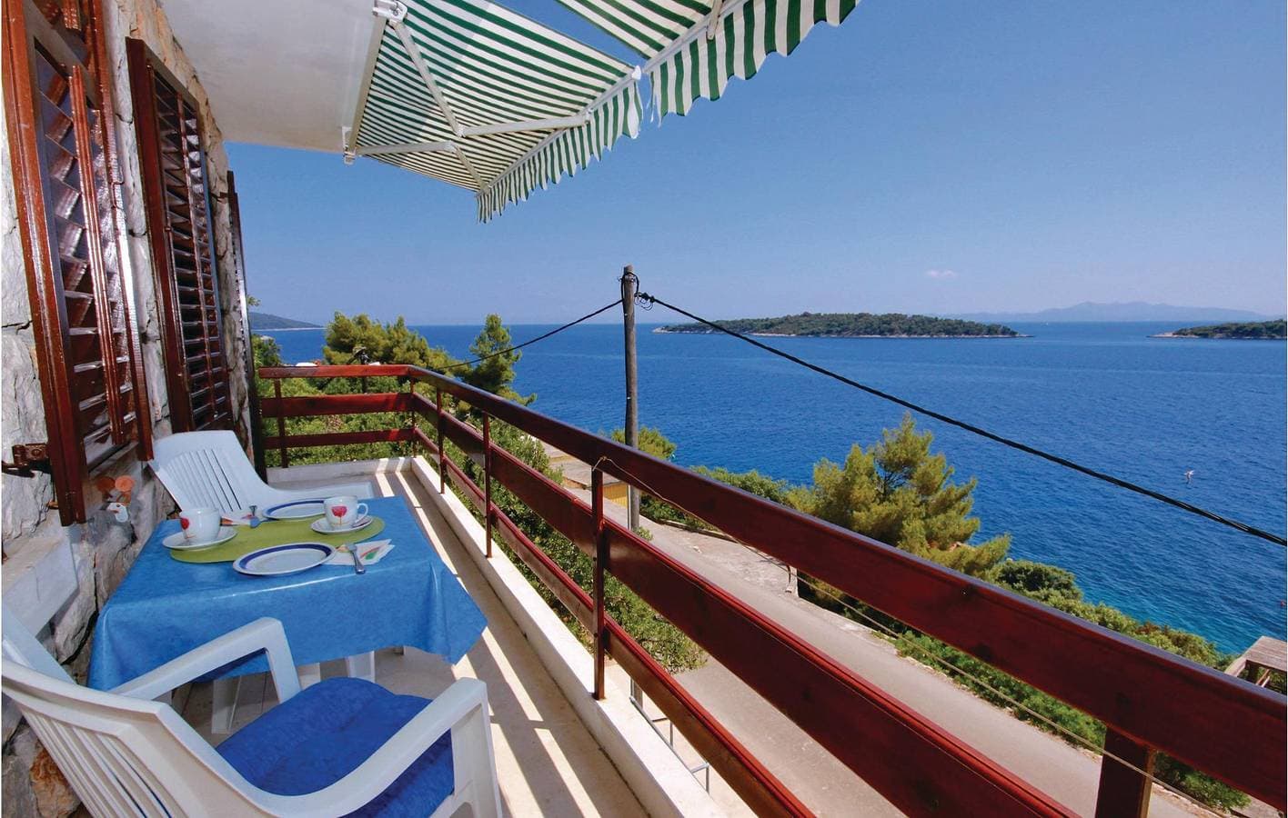 Foto 5 von 26: Gemütliche Ferienwohnung mit WLAN, Klimaanlage und Terrasse – 1000 m vom Strand Jabna entfernt