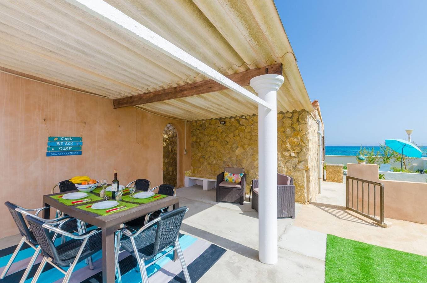 Foto 8 von 56: Porta De La Mar - Ferienhaus mit Meerblick in Son Serra de Marina. WiFi gratis