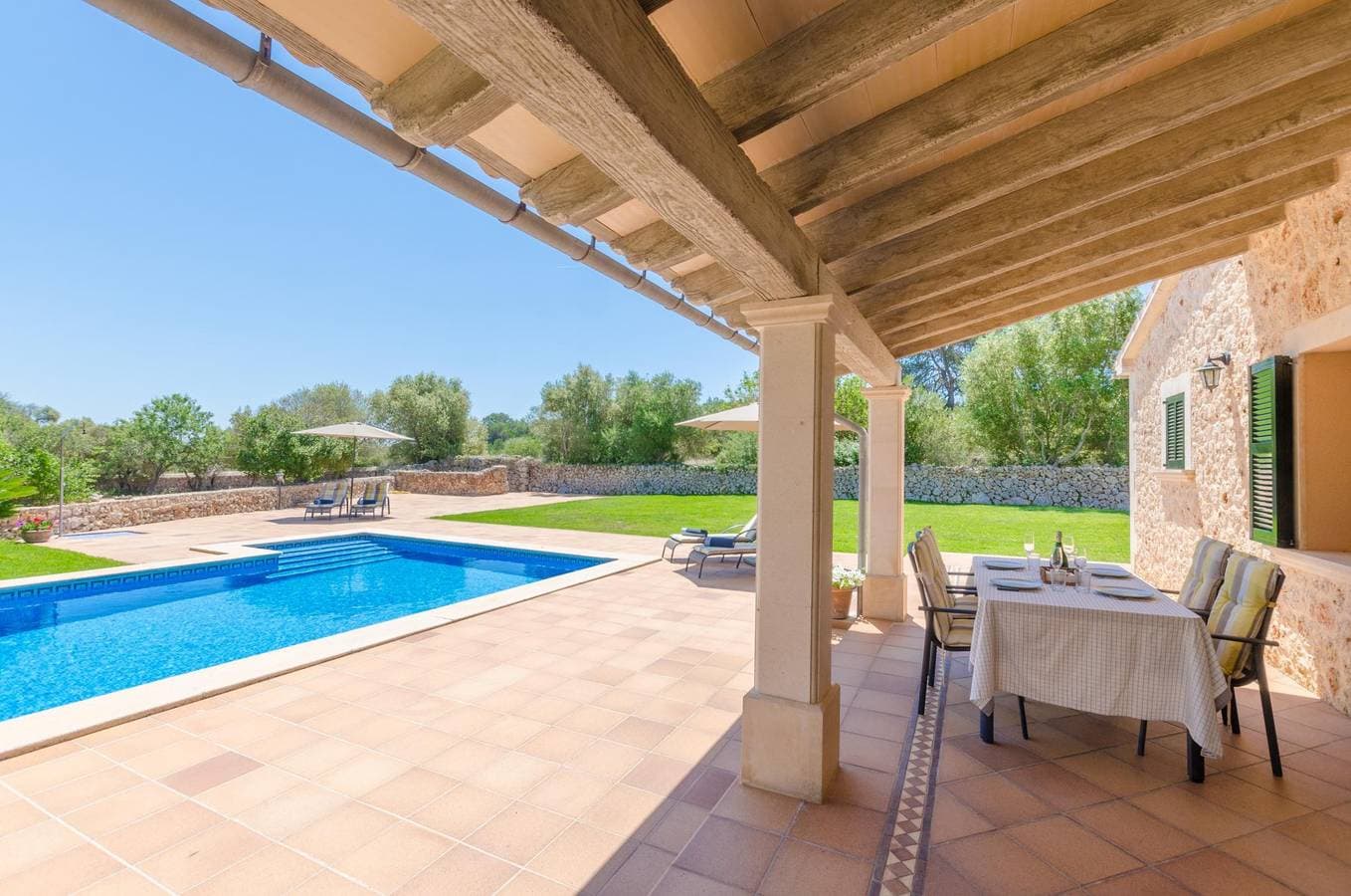 Foto 9 von 45: Es Vedat  6- Ferienhaus mit privaten Pool in Lloret De Vistalegre. WiFi gratis