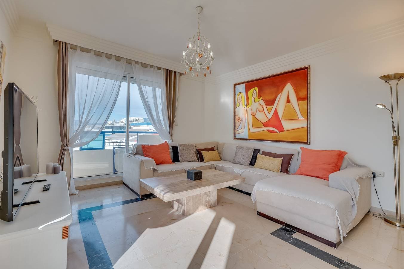Foto 5 von 26: Ferienwohnung "Marbella Playa" mit Meerblick, Gemeinschaftspool und WLAN