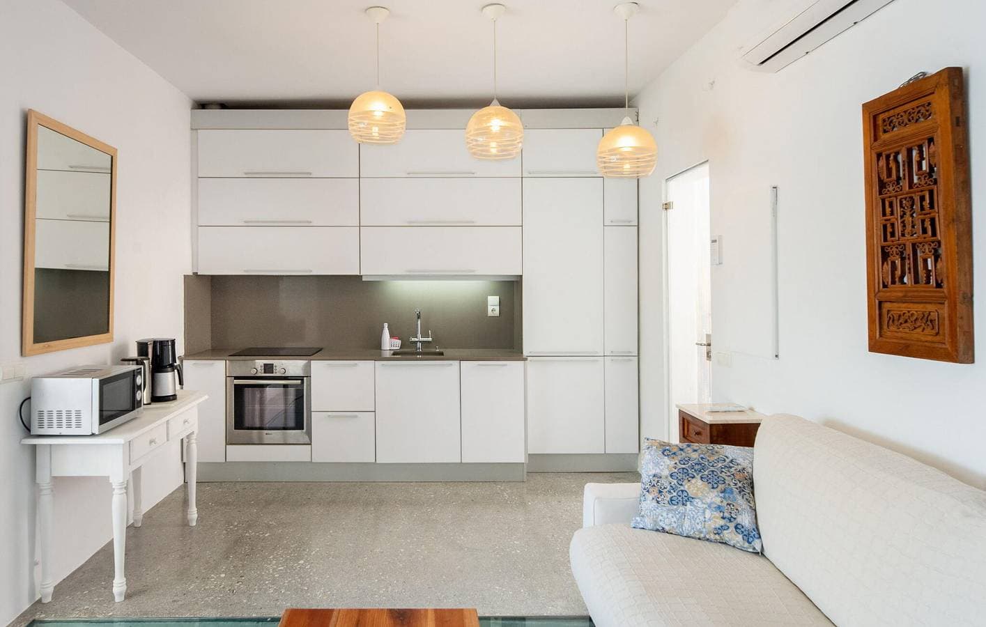 Foto 7 von 26: Appartement mit Meerblick, AC, Parkplatz und Terrasse - 2km bis Platja Los Molinos