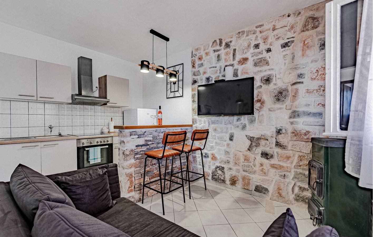 Foto 8 von 33: Gemütliche Ferienwohnung mit Terrasse, 2,5 km vom Strand entfernt und mit moderner Ausstattung