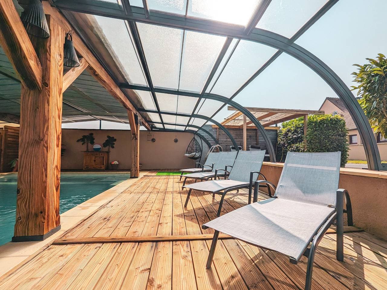 Foto 4 von 36: Gemütliches Ferienhaus in der Berry-Region mit Garten, Terrasse, Spielzimmer und Nahe Golf Spa