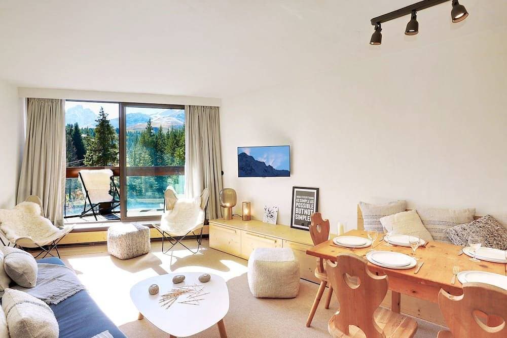 Courchevel 1850: 3-Zimmer-Wohnung an der Piste, Parkplatz 1