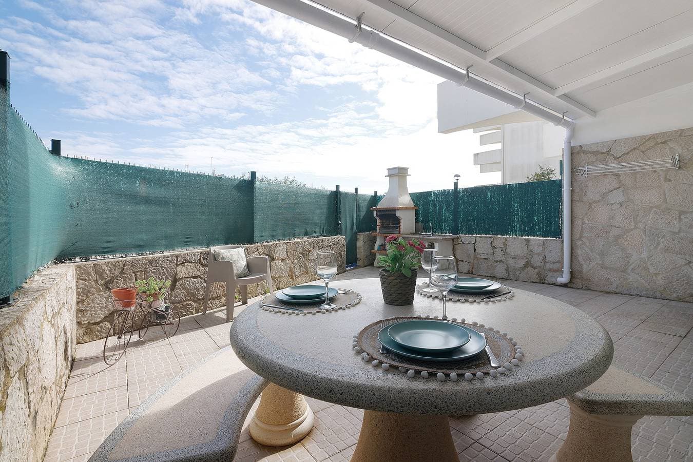 Foto 2 von 23: Quinta da Manta Rota – Apartment mit privatem Strand und Gartenblick