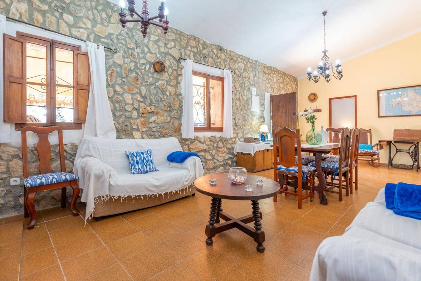 Foto 10 von 36: Finca Can Calisto - Apartment mit privaten Pool in Inca. WiFi gratis