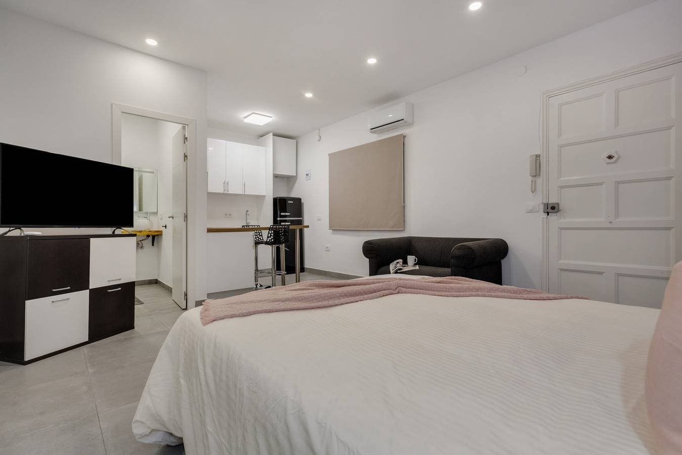 Foto 8 von 24: Ferienstudio 'Loft De Interior En El Centro' mit WLAN und Klimaanlage