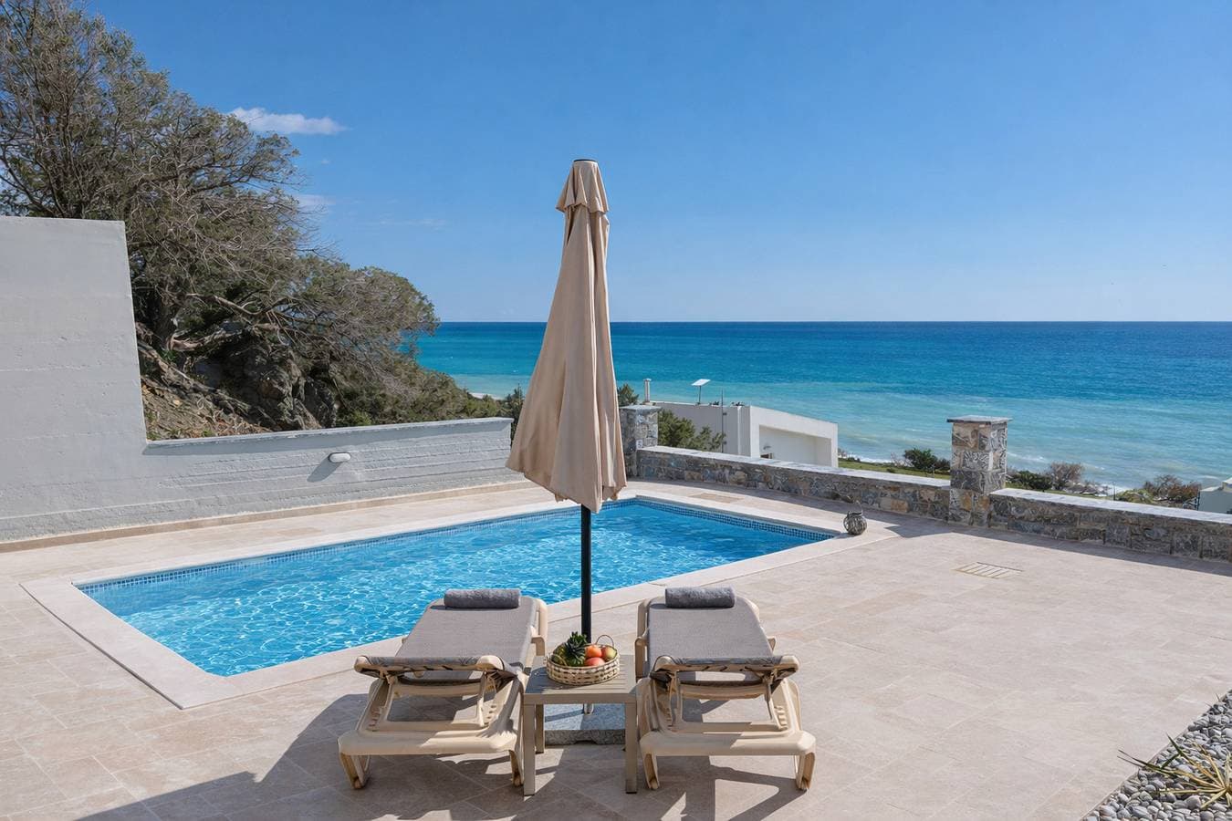 Kedros Villa 6, Beachfront 20m & Pool 1
