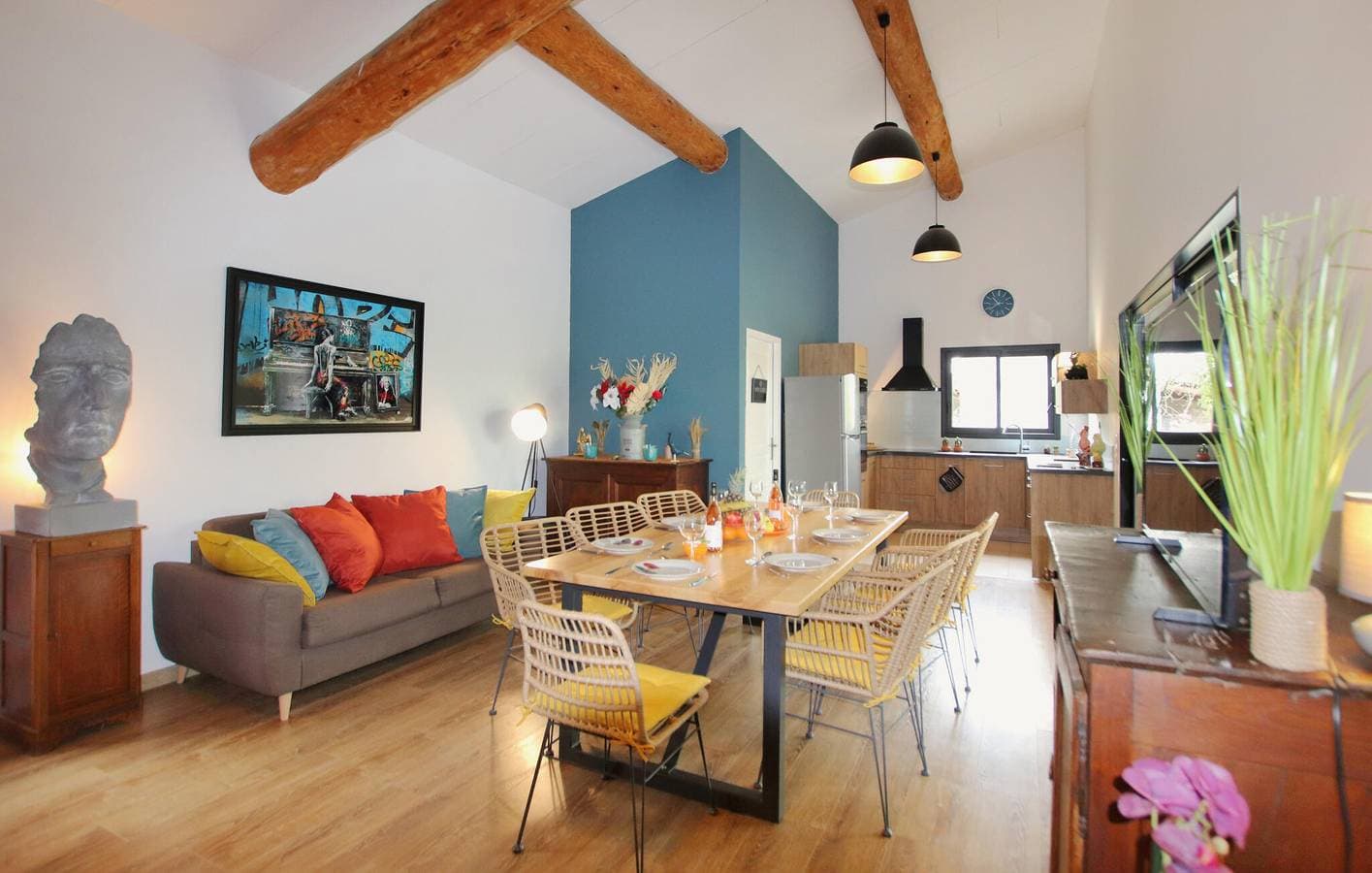 Foto 4 von 16: Gemütliche 1BR Wohnung mit WiFi & Parkplatz, 2.5km nach Saint-Alban-Auriolles