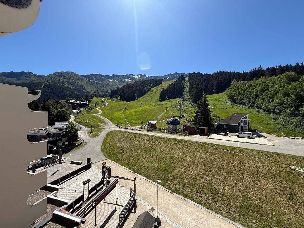 Foto 8 von 10: Studio für 3 Personen direkt an der Piste mit Balkon