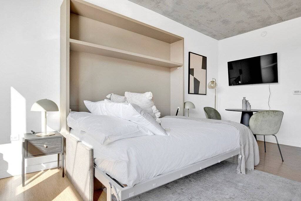 Foto 12 von 22: Hip Lincoln Park Studio w/ W/D & Lounge, 2 blocks from L, by Blueground