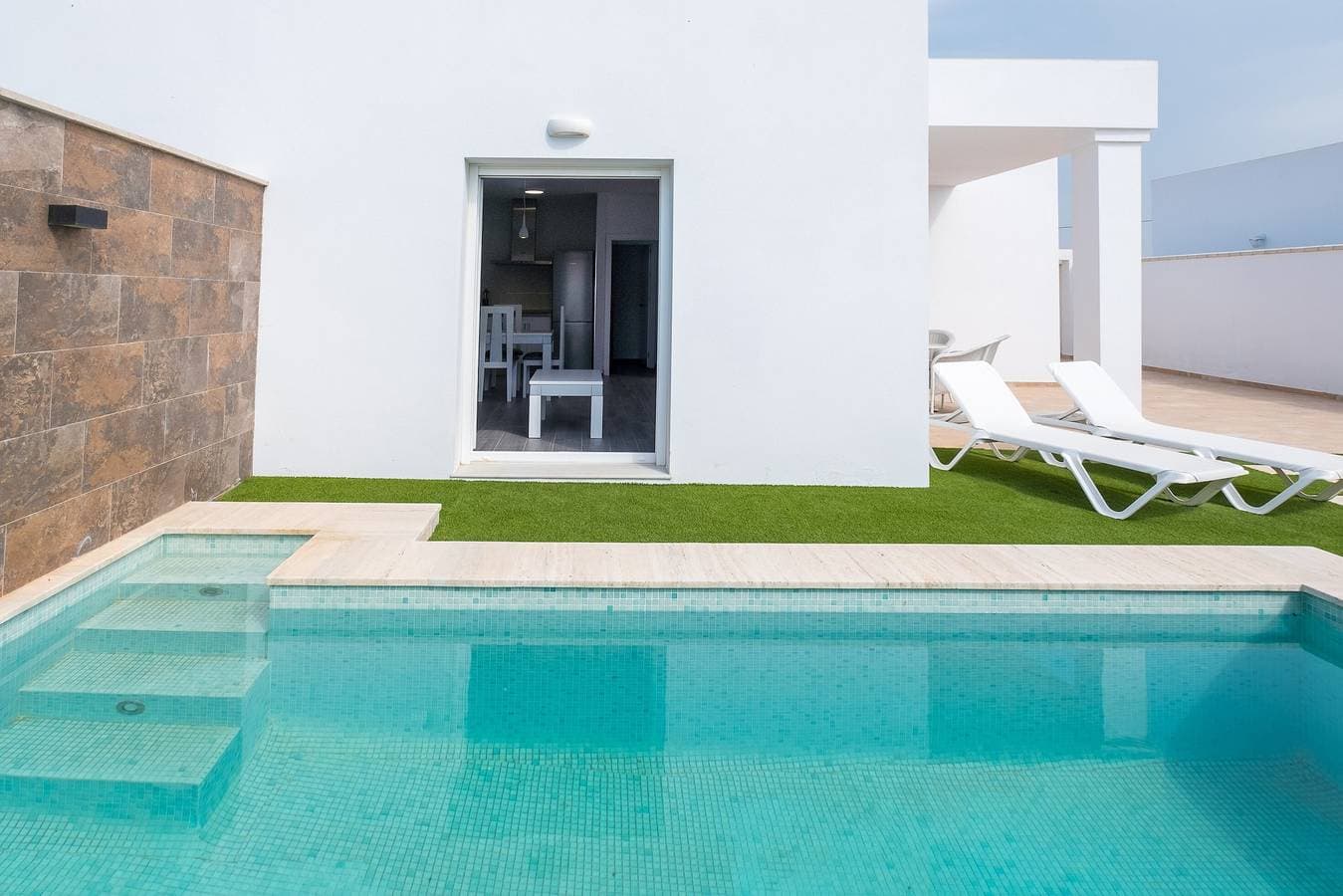 Foto 2 von 30: Modernes Ferienhaus mit privatem Pool nahe Strand El Palmar