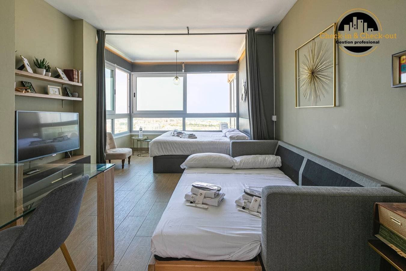 Foto 6 von 25: Apartment 'El Mirador Torremolinos' mit Meerblick, WLAN und Klimaanlage
