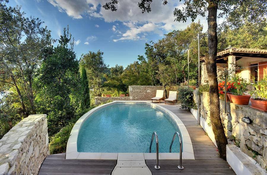Foto 5 von 34: Traumhafte Finca direkt an der kristallklaren Adria mit privatem Pool, Klima, WLAN, Haustiere erlaubt