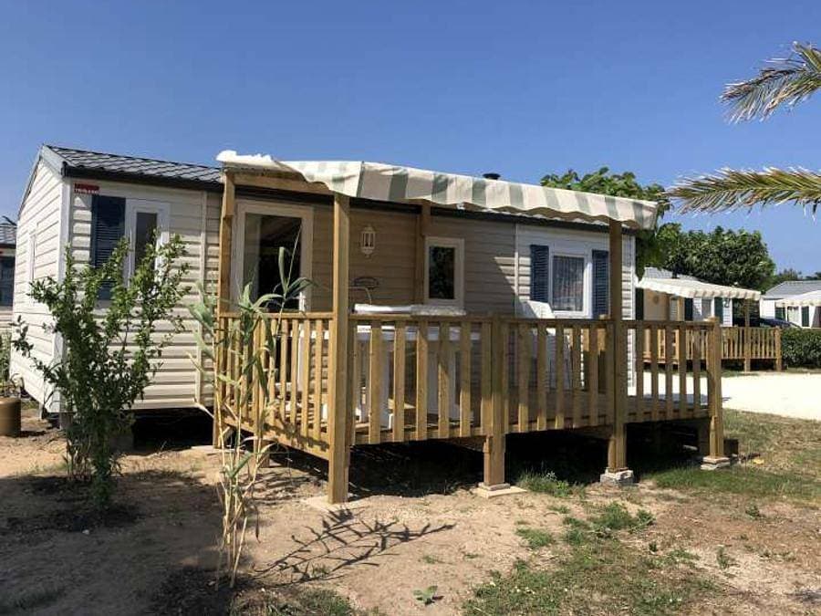 Foto 11 von 28: Camping Les Flots-Atlantique - Mobilheim 2 personen - Duo - 20m²