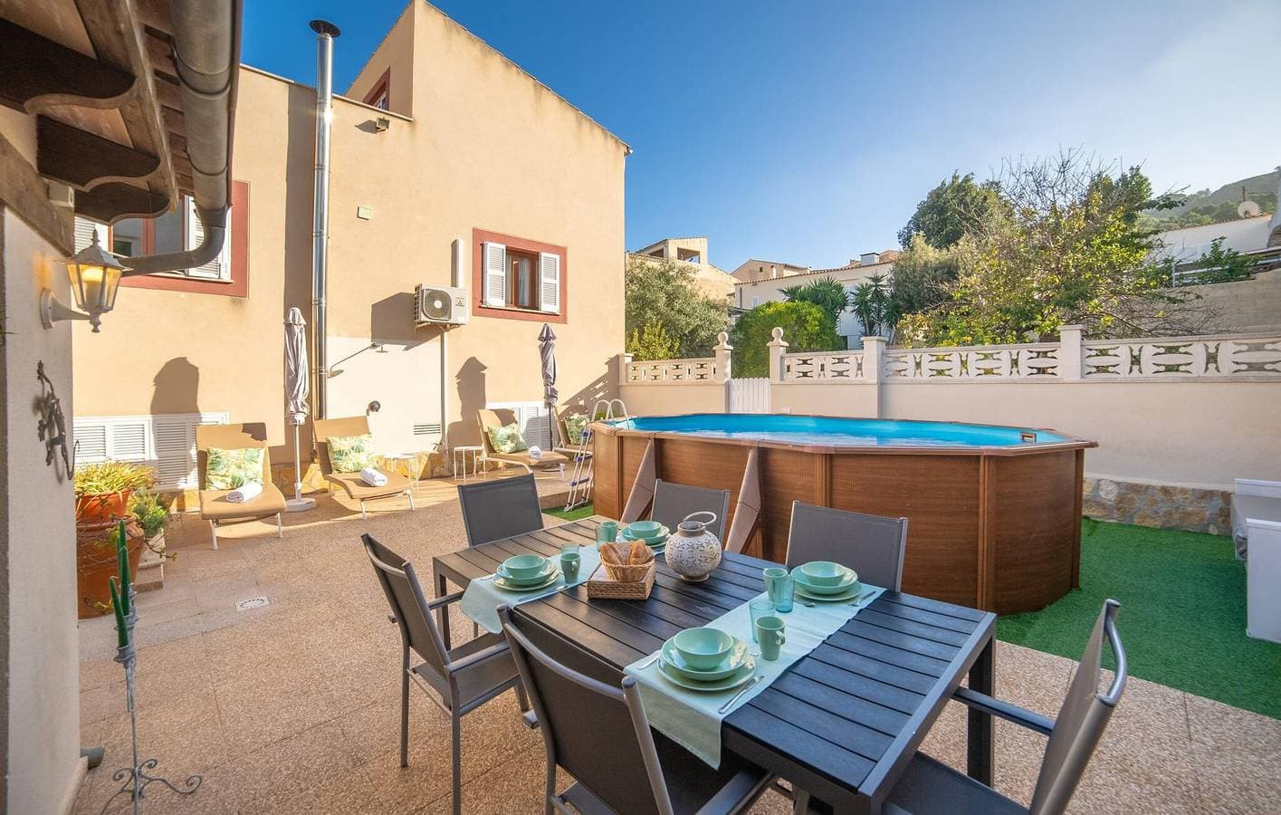 Foto 6 von 42: Reizende 2-Zimmer-Wohnung mit Pool, WLAN und in der Nähe des Strandes Son Moll