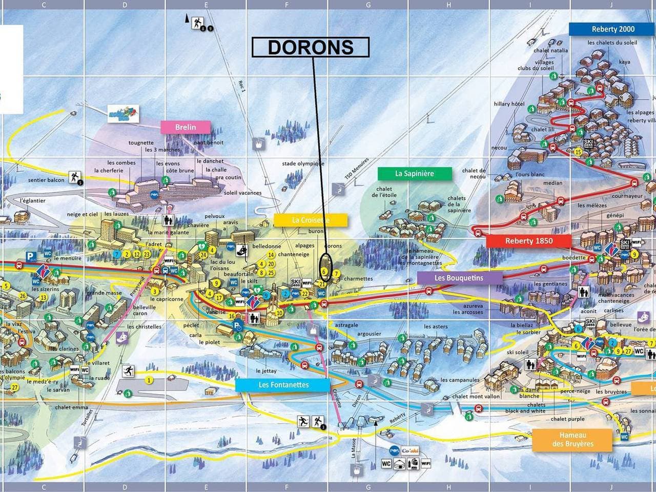 Foto 13 von 13: Studio La Croisette 2 Pers, direkt an der Piste