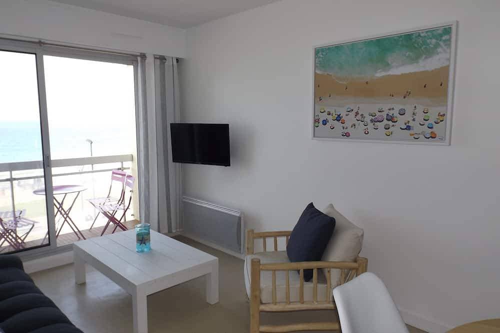 Foto 9 von 20: Trestraou Strand, Wohnung mit Blick aufs Meer, 40 qm für 4 personnnes, Wi-Fi