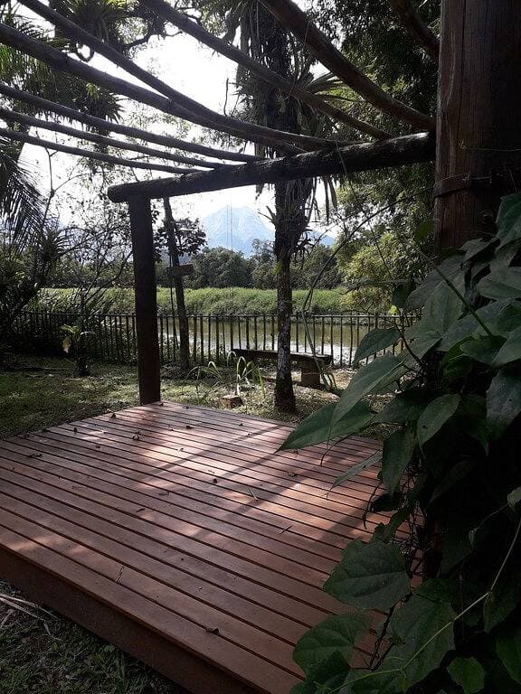 Foto 9 von 47: Chacara mit unglaublichem Haus am Flussufer in Antonina, Pr -