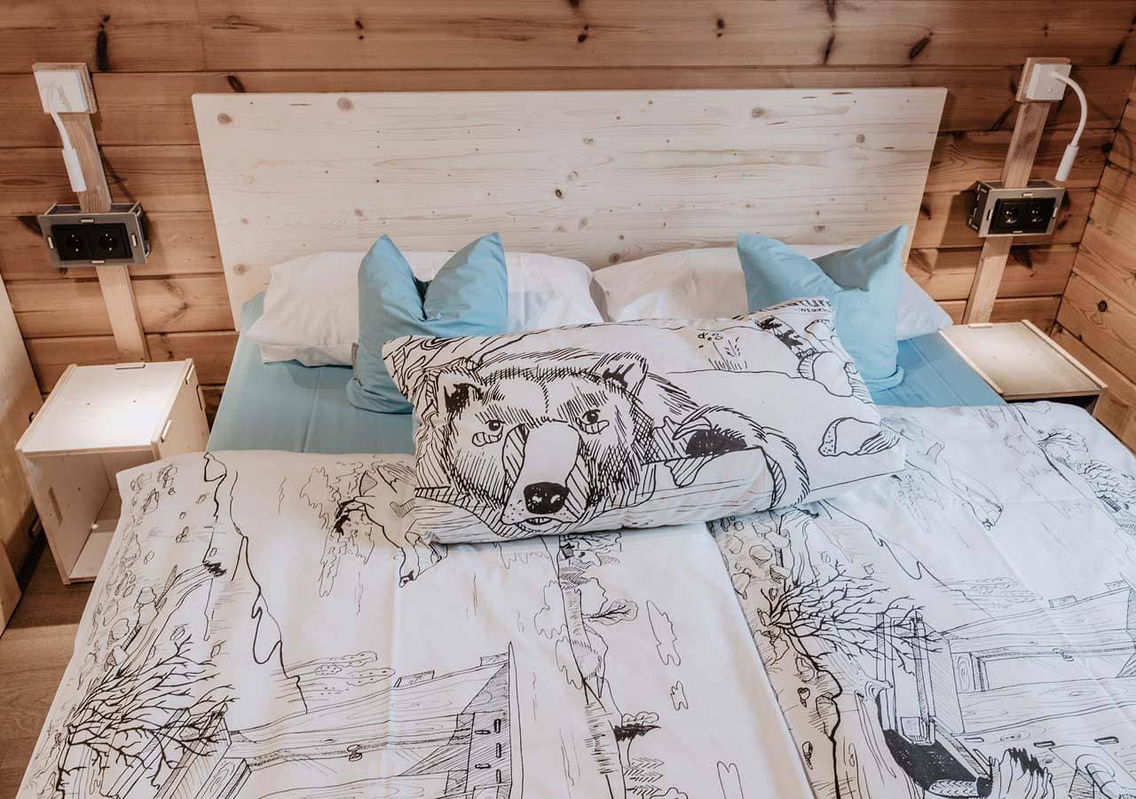 Foto 3 von 25: Destinature Blockhütte bis 4 Personen