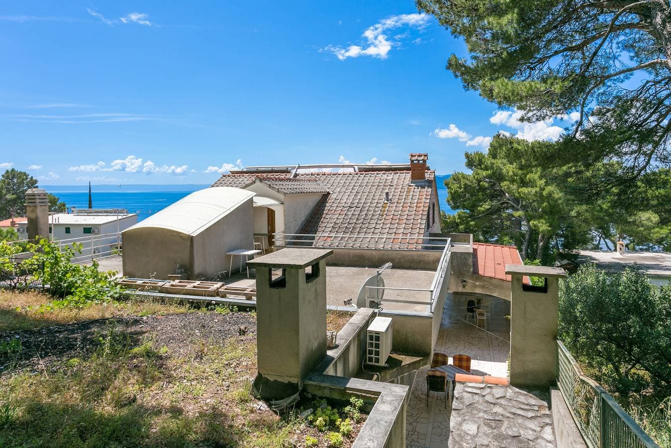 Foto 6 von 30: 1-Zimmer-Ferienwohnung mit Balkon und Meerblick Brela, Makarska A-18356-a