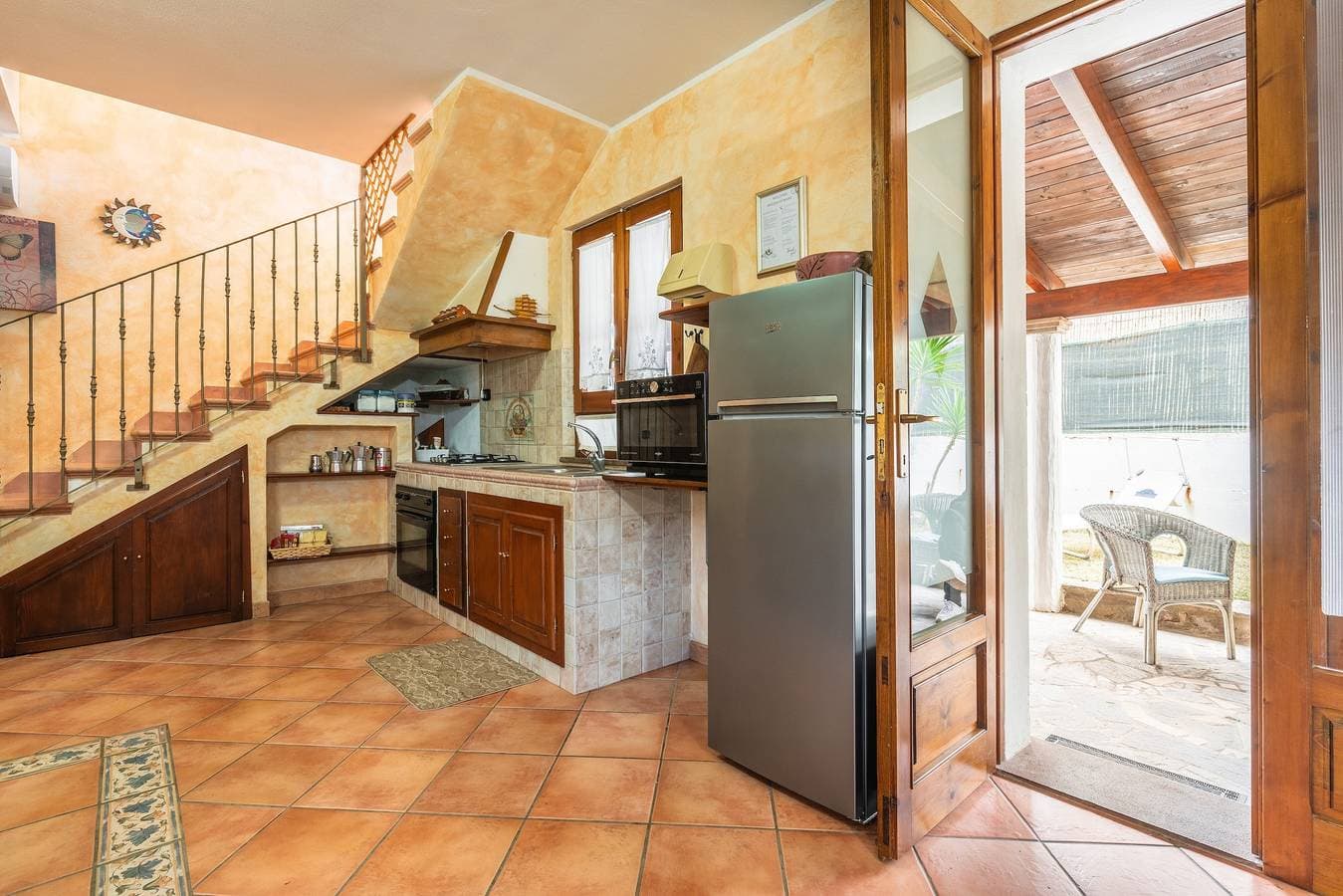 Foto 12 von 25: Ferienhaus 'Brezza Di Mare' mit Meerblick, privater Terrasse und Klimaanlage