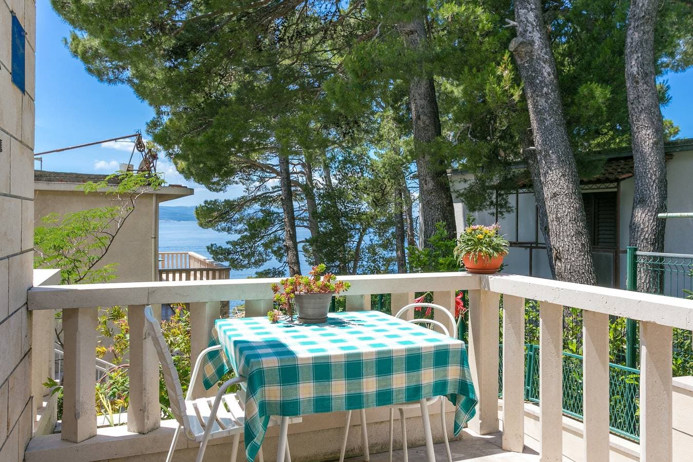 Foto 10 von 30: 1-Zimmer-Ferienwohnung mit Balkon und Meerblick Brela, Makarska A-18356-a