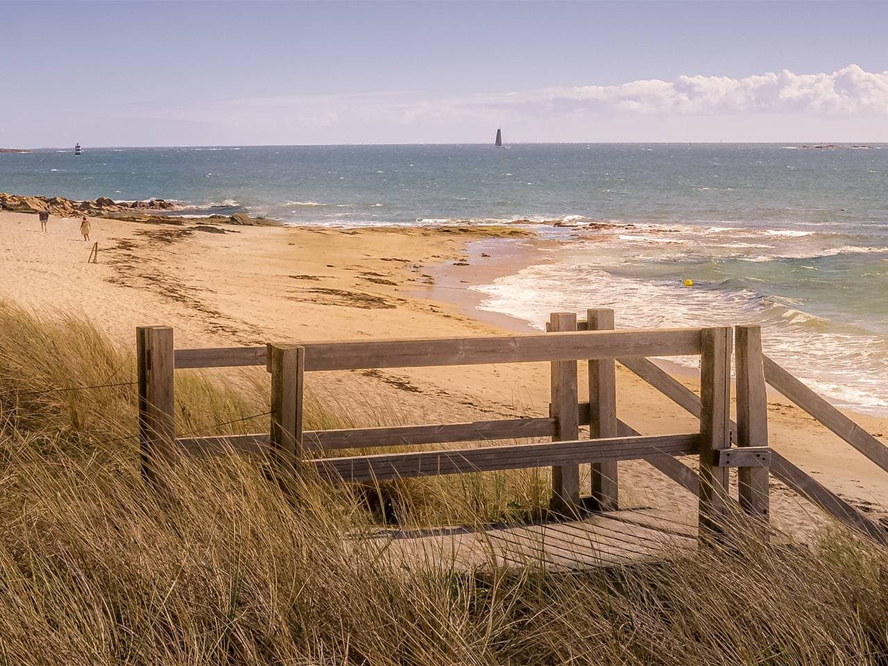 Foto 13 von 23: Zentral gelegenes Studio in Larmor-Plage, 100m zum Strand, WLAN, Terrasse